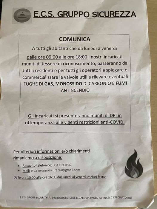 Scopri di più sull'articolo ATTENZIONE! TRUFFA IN CORSO A MODENA.