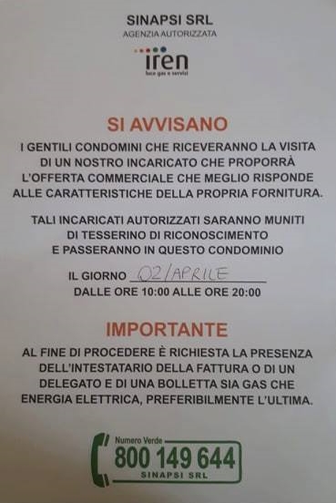 Al momento stai visualizzando OFFERTE COMMERCIALI PORTA A PORTA, FEDERCONSUMATORI INVITA ALLA MASSIMA ATTENZIONE