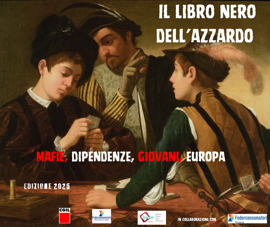 Al momento stai visualizzando “Il libro nero dell’azzardo. MAFIE, DIPENDENZE, GIOVANI, EUROPA. Edizione 2025”